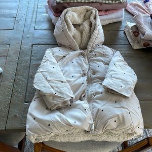 Zara girls jacket 2-3y